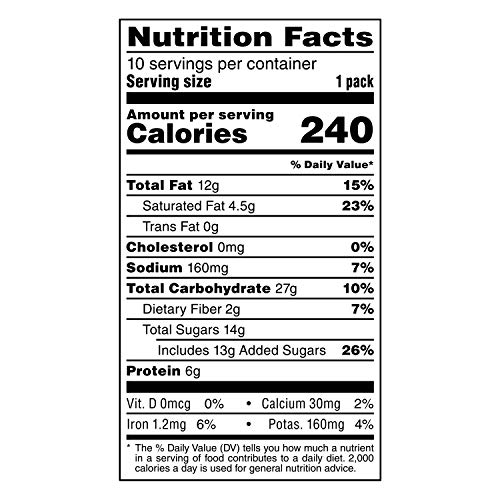 M&M'S Peanut Chocolate Candy Snack Mix 1.75-Ounce Slim Pack (Pack of 10)