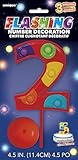 Flashing Multicolor Number 2 Cake Topper Decoration