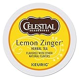 Celestial Seasonings Lemon Zinger Herbal Tea, K-Cup Portion Pack for Keurig K-Cup Brewers, 24-Count