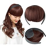 Beauty Angelbella Fashion Headband Neat Bangs in Forehead Synthetic Hair Extensions for Girls(2-33#)