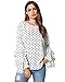 ZANZEA Women's Crewneck Sweatshirt Long Sleeve Pullover Loose Fit Blouse Tops White XX-Large