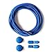 StoutGears Reflective No Tie Shoelaces Lock System - Elastic Shoe Laces for Sneakers - 1 Pair (Royal Blue)
