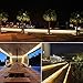 GUOTONG LED Rope Lights Outdoor Waterproof, 131.2ft Rope Lighting Warm White Light Strip, 110V LED Strip Lights Indoor, Connectable String Tape Light for Backyards, Patio, Decorative Lighting