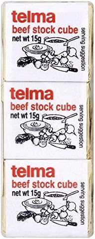 Telma Beef Stock Cube 3 x 15g - Pack of 2