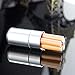 UINKE Mini Metal Cigarette Case Holder with Key Ring, Waterproof Round Cigarettes Pocket Box