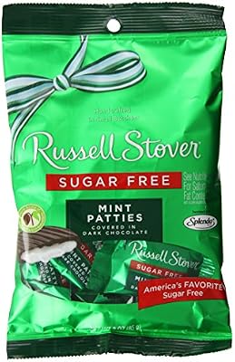 Russell Stover Sugar Free Mint Patties 3 Ounce Peg Bag Pack Of 12 Candy Mints Grocery Gourmet Food Amazon Com