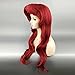 Curly Wavy Wine Red Women Hair Party Little Mermaid Ariel Cosplay Wig 28