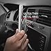 Caseco Core 360 Magnetic Car Mount Phone Holder for iPhone 7/6S Plus 5S/SE Samsung Galaxy/Note Devices - Single (Red)