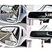 ALLCACA Frameless Square Blind Spot Mirror Square Car Exterior Mirror Square Rear View Mirrors with 3M Adhesive and HD Convex Glass, Easy to Adjust with 360 Degree Rotation, Set of 2, 3.5''x 1.2''