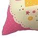 YOUR SMILE Mother's Day Cotton Linen Square Decorative Throw Pillow Case Cushion Cover 18x18 Inch(45CM*45CM) (Best mom Ever)