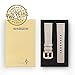 SWEES Leather Bands Compatible with Fitbit Versa 2 & Versa Lite Small & Large, Genuine Leather Band with Stainless Steel Buckle Strap Replacement Wristband for Versa Women Men, Rose Gold, Black, Brown