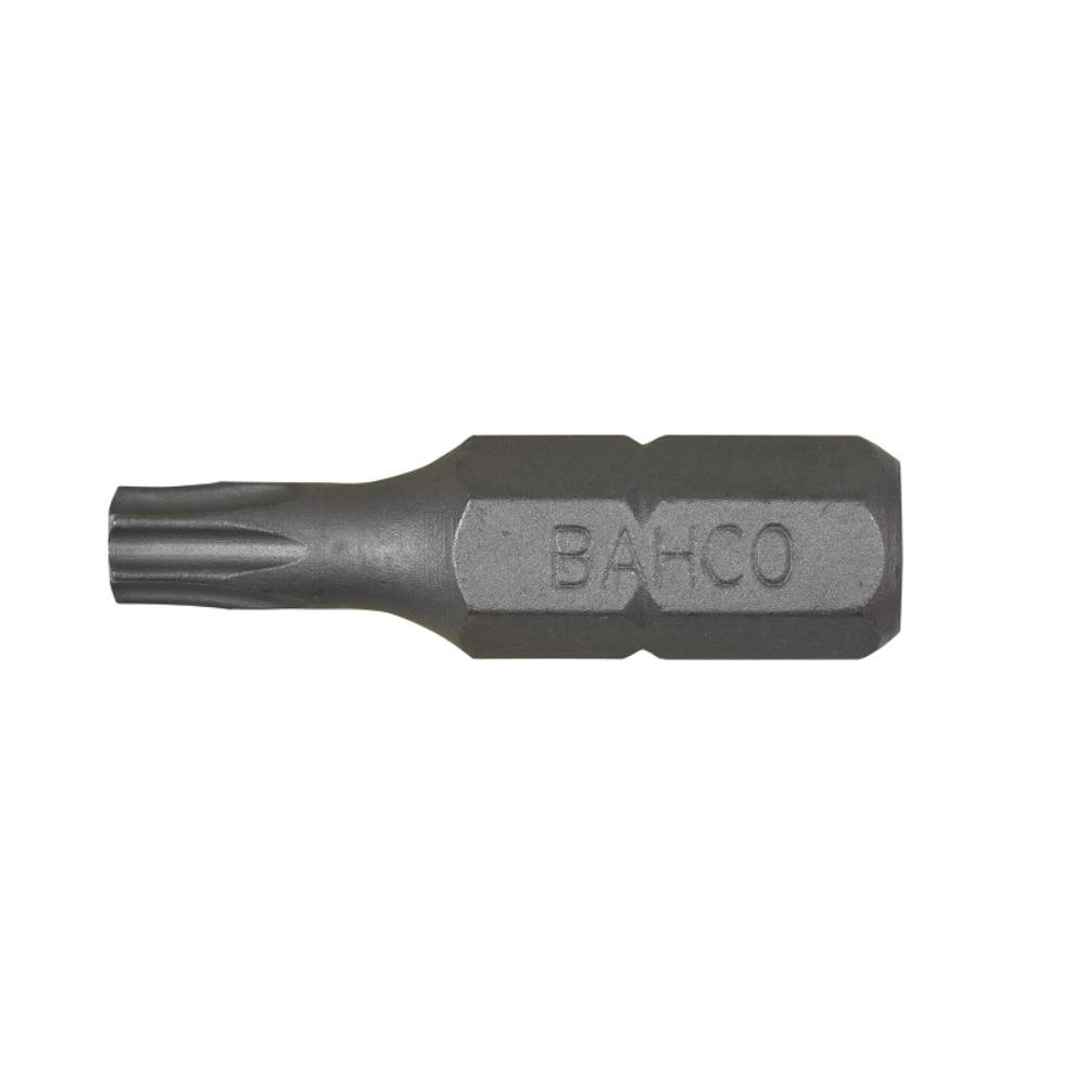 Bahco 59S/TR10 Tr5 Bits for Torx Tamper Resistant Screws, Grey, 25 mm, Set of 5 Pieces