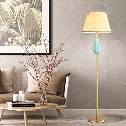 Amazoncom Floor Lamp Fashion Gold Pure Copper Ceramic