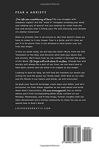 bible study about fear and anxiety