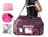 Hello Kitty Travel Bag Ultra-large Capacity Carry on Holdall Shoulderbag /Handbag (Purple)