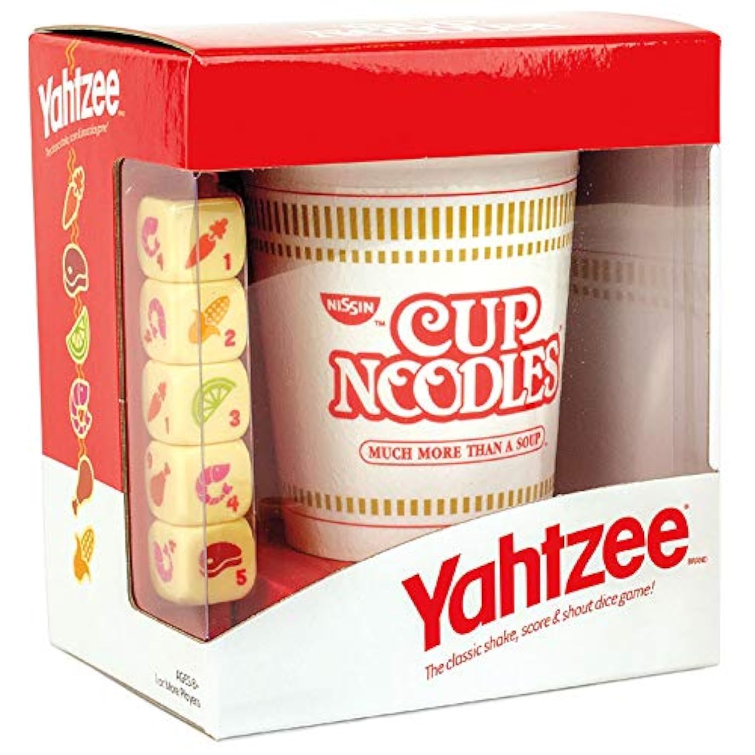 USAopoly Yahtzee Cup Noodles Collectible Yahtzee Game Made To Look