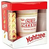 YAHTZEE Cup Noodles | Collectible Yahtzee Game Made to Look Like Iconic Ramen Meal with Custom Dice | Travel Yahtzee Game & D