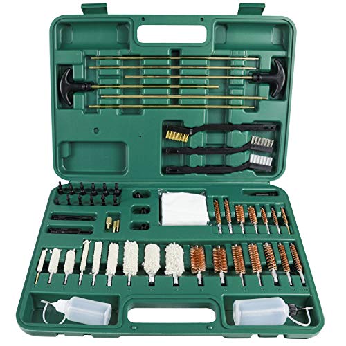 Sutekus Gun Cleaning Kit Universal Guns Cleaning Tools for Hunting Rilfe Handgun Pistol Shotgun