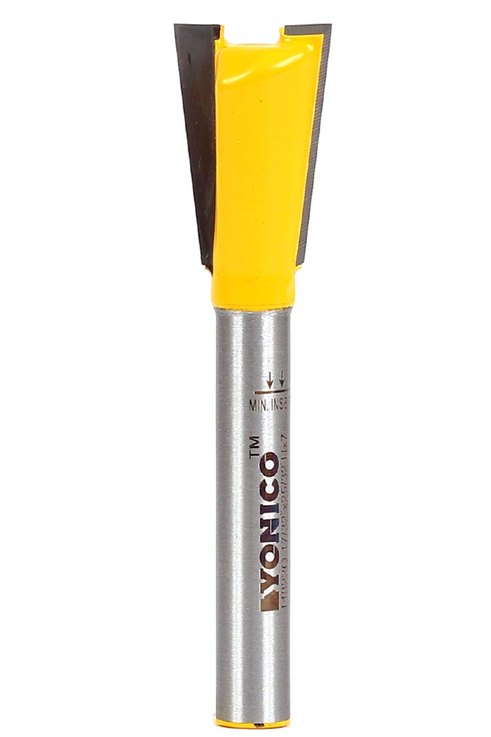 YONICO Dovetail Router Bit 7 Degree X 17/32-Inch 1/4-Inch Shank 14822q