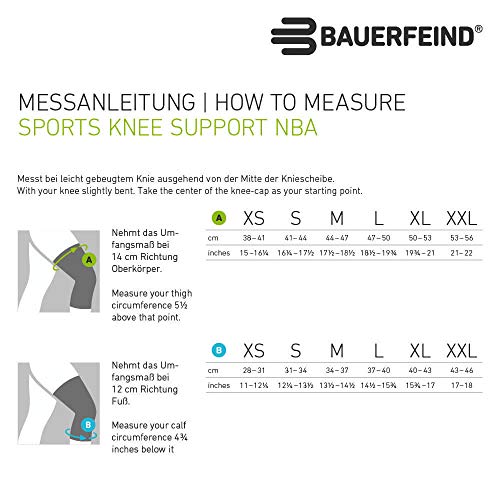 Bauerfeind Sports Knee Support NBA Officially Licensed Basketball