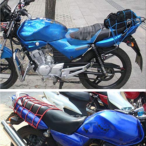 dianagold 30x30cm Luggage Cargo Mesh Net Car Accessories Motorcycle Bike Helmet Holder - Thumbnail 2