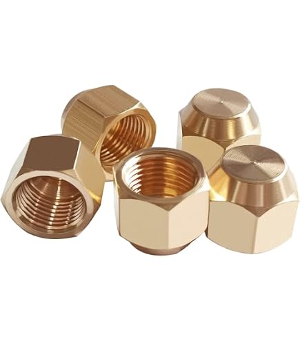 2-Pack Solid Brass 45° Flare Tee Fittings – 1/2" OD Tubing, SAE Flare, For Gas RV & Automotive