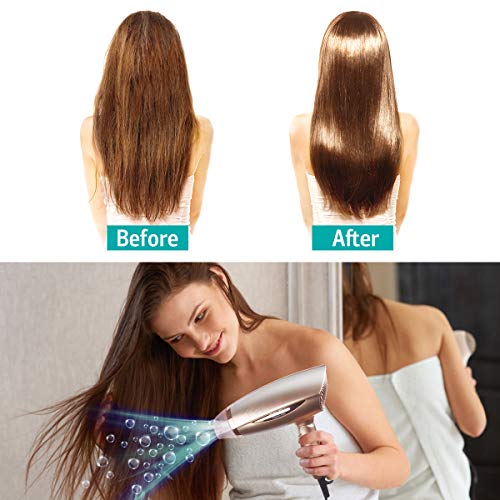 Ionic Portable Folding Hair Dryer, CONFU 1600W Ceramic Tourmaline