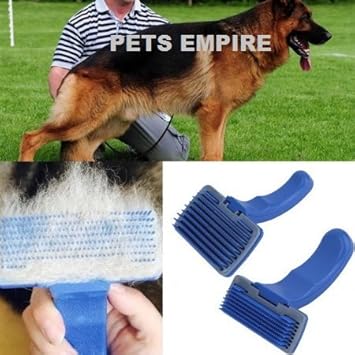 Pets Empire Dog's, Cat's Hair Quick Clean Shedding Tool Brush Comb Grooming Rakes (Big Size)