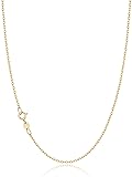 Jewlpire 18k Over Gold Chain Necklace for
