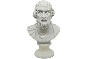 Generico Bust Statue Design: Homer (Omero) - Reproduction Bust, Marble and Resin Sculpture - Approx. 5.9", 12.3oz - Tuscan Product, Design Made in Italy - Idea Gift Home