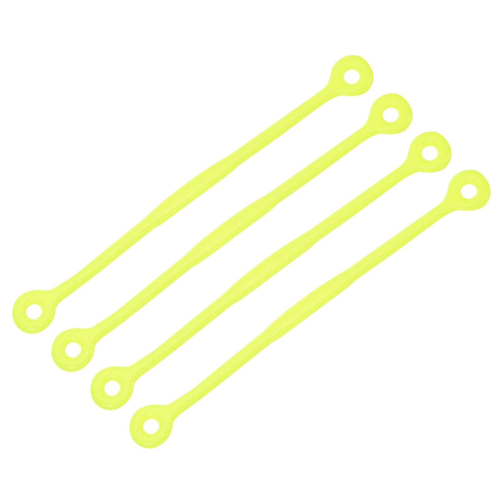 M METERXITY 4 Pack Tennis Dampener - Shock Absorber, Silicone Racquet String Damping, Apply to Tennis Racket (12cm, Yellow)