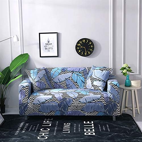 ONCEFIRST 1 Piece Polyester Spandex Fabric Slipcover for Armchair Loveseat Sofa Couch Style 11 Big Sofa(92"-122")