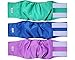 Wegreeco Washable Dog Diapers - Washable Male Dog Belly Wrap- Pack of 3 - (Blue,Green,Purple,Large)