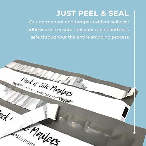 Pack It Chic - 10” X 13” (100 Pack) California Avocados Poly Mailer Envelope Plastic Custom Mailing & Shipping Bags - Self Seal (More Designs Available)