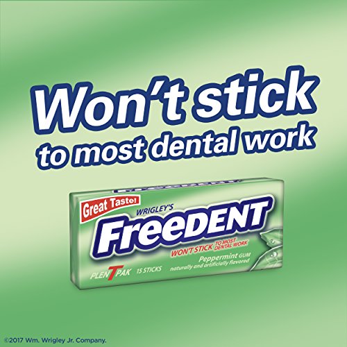 Freedent Peppermint Gum, 15Stick PlenTPaks (Pack of 24) Health