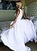 Long Beach Dress for Women Swimwear Cover Ups Deep V-neck High Slit Chiffon US2-12