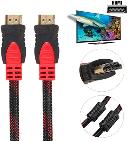 High Speed HDMI to HDMI Male Cable 10 ft, Ultra HD 4k x 2k, Active HD 1080P 3D Ready 1.4V TV AV HDTV Video Hemp Cord Plug and Play for HDTVs,Monitors,Displayers,Laptop Desktop Computer (10 feet)