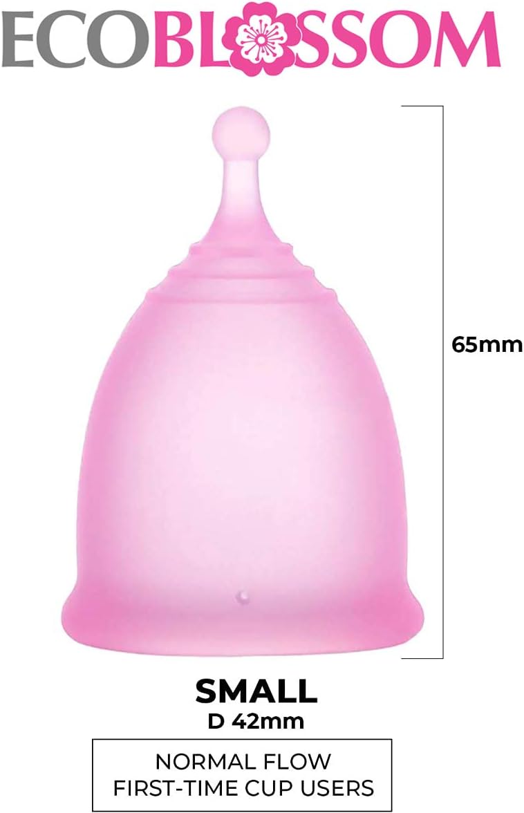 EcoBlossom Menstrual Cup - Set of 2 Reusable Period Cups - Complementary Carry Bag: Health & Personal Care