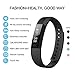 LETSCOM Fitness Tracker HR, Activity Tracker with Step Counter and Calorie Counter Watch Pedometer, Slim Heart Rate Monitor Watch for Kids Women Men