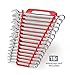 TEKTON 15-Tool Combination Wrench Holder (Red) | 79372 | Made in USA