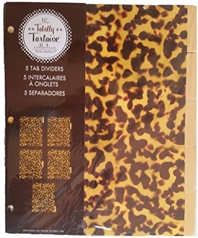 5 Tab Dividers 3 Hole Punched 3 Ring Binder Dividers Set of 2 Ten Total Dividers