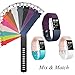 GEAK for Fitbit Charge 2 Bands,Classic Special Edition Sports Replacement Strap Bands for Fitbit Charge2, Large 12-Pack