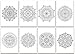 Chameleon Art Products, Chameleon Color Cards, 8 Designs - Mini Mandala