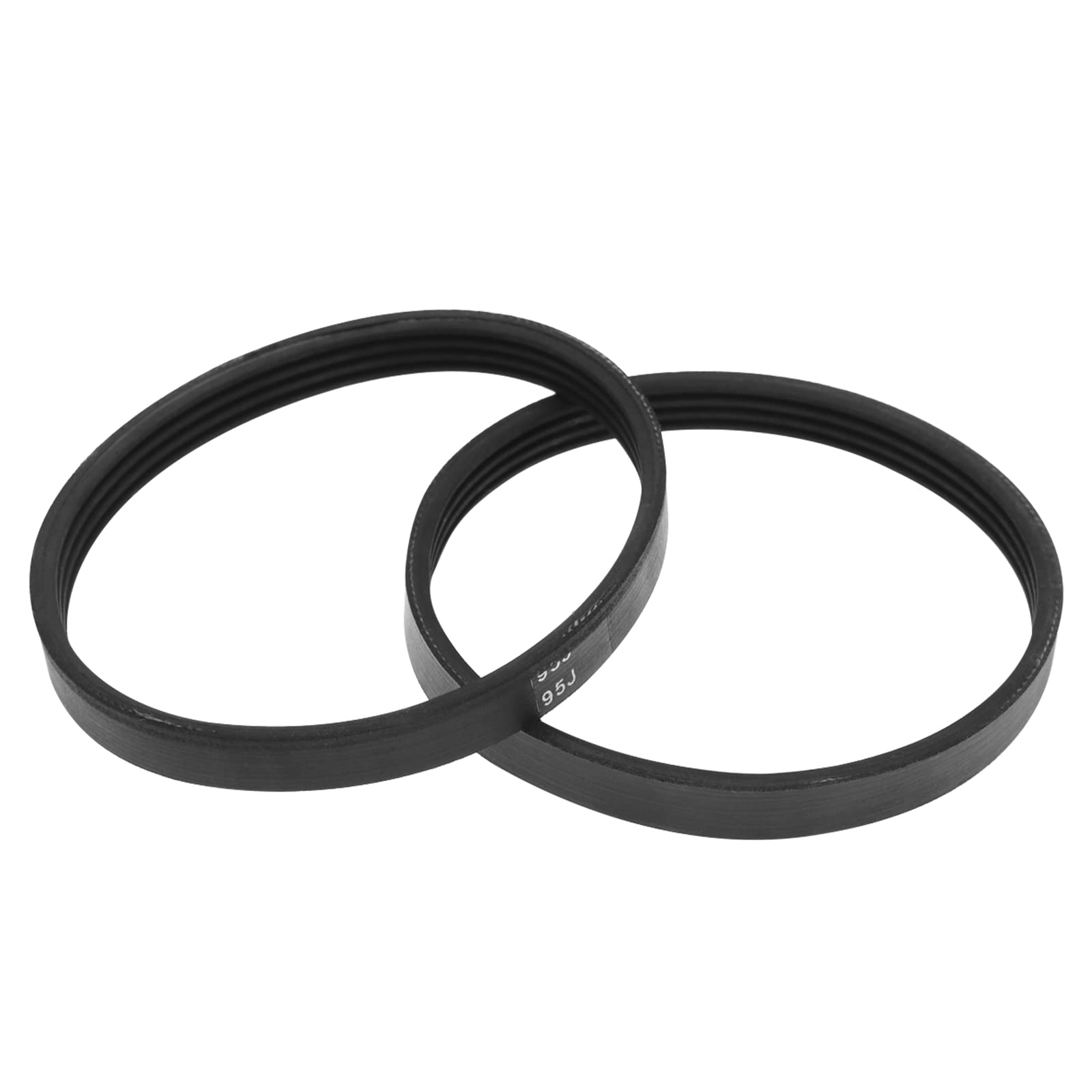 SG Store 2PCS 4PJ240 Drive Belt Compatible with Mac Allister 900W MSBS900 Belt Sander Replacement Rubber Closed Loop Belt 9.36mm Width 240mm Circumference Black