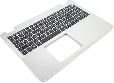 Dell Inspiron 5584 Silver Palmrest Keyboard HEBREW 0DFX5J 0DJ5CY Renewed
