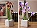niceEshop(TM) European Style Calla Lily Bridal Wedding Bouquet Real Touch PU Flowers (Light Purple, 10Pcs)
