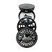 Miami Grind - Chromium Herb Grinder - Pollen Catcher, Scraper, 4 Piece Spice Mill (Black)
