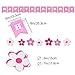 Pink Happy Birthday Party Decorations - Supplies Set for Girl & Kids - Adult Women - Includes Happy Birthday Banner with White Letters , Garlands , Paper Fans , Centerpieces , Wall Cutouts