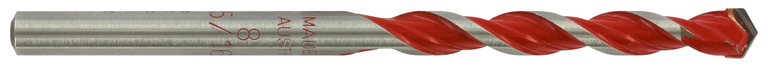 Tivoly 10913020800 Technic 2 in 1 Pack of béton-carrelage Drill, Ø 8 mm, red