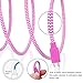 Micro USB Cable, Eversame [5-Pack] 6.6Ft 2M Nylon Braided Tangle-Free Data Sync Charger Cord Compatible Compatible for Galaxy S6 Edge Plus/Tab A, HTC One M9 (Black White Pink Purple Hot Pink)
